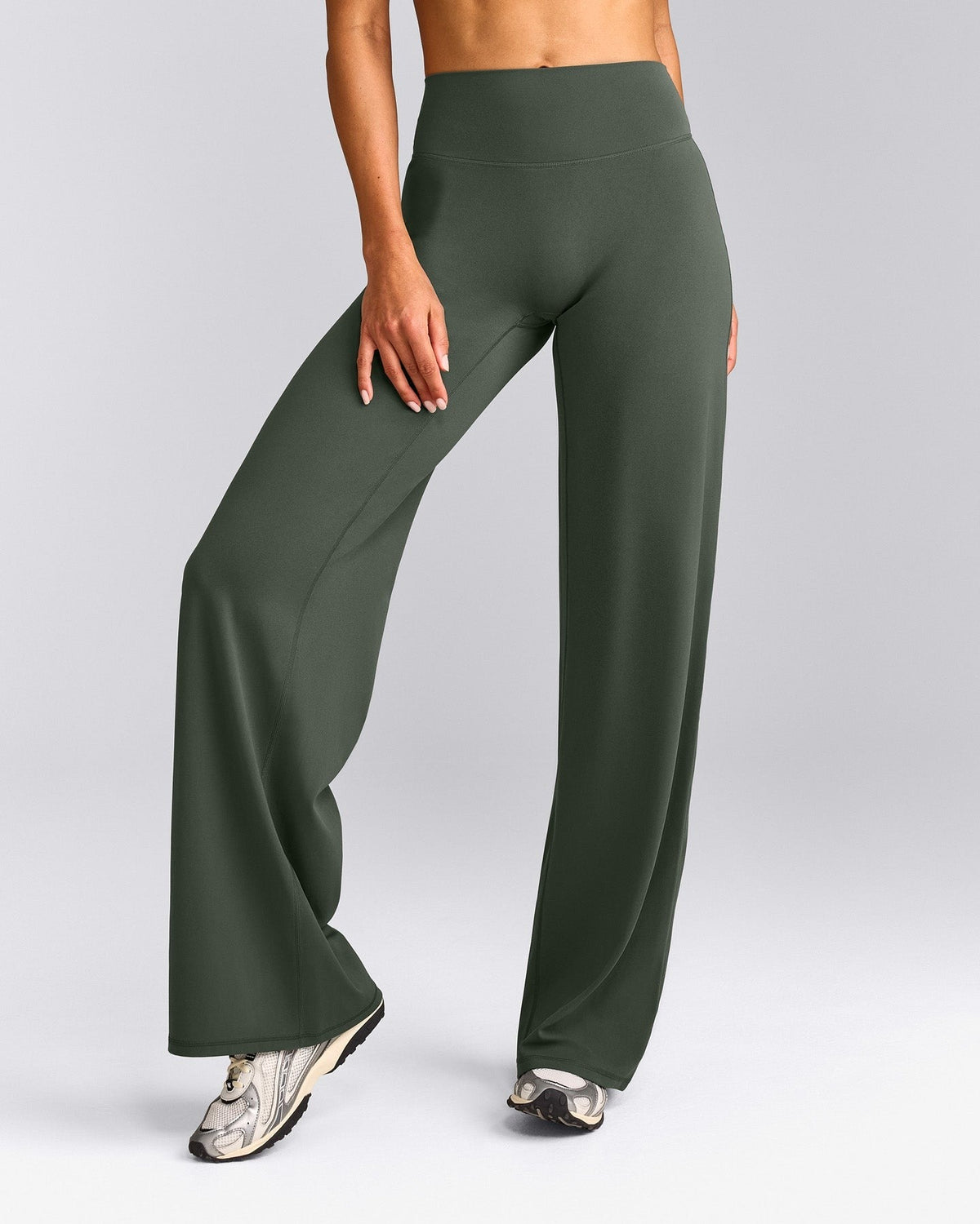 SoftMotionTM Straight Leg Pants | Dark Khaki