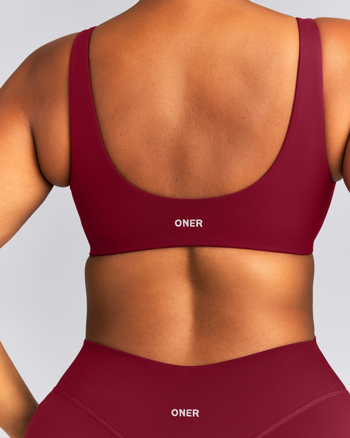 SoftMotionTM Scoop Back Bralette | Ruby Red