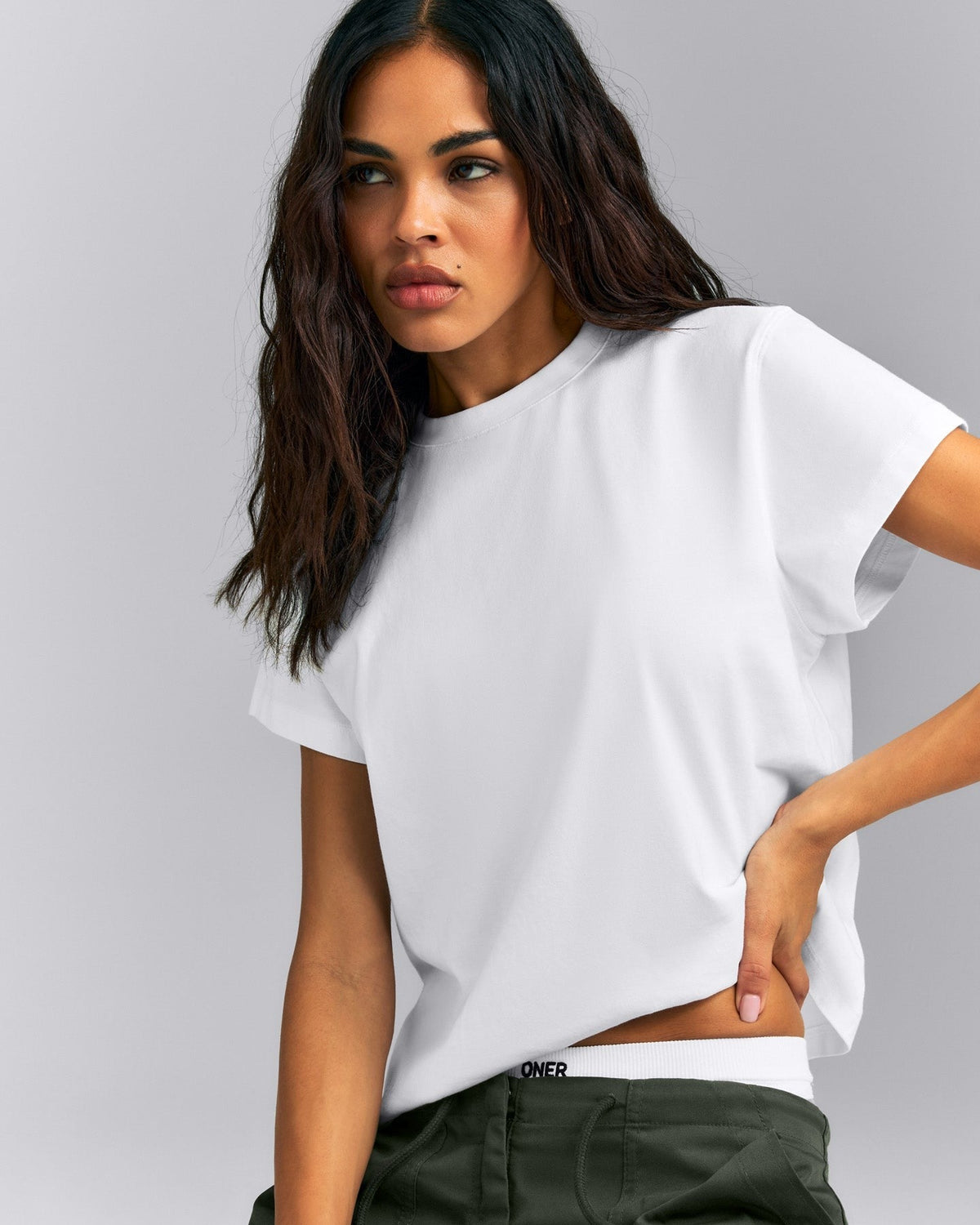 Regular Cotton Short Sleeve Tee | White