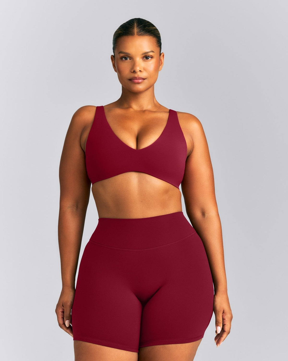 SoftMotionTM Scoop Back Bralette | Ruby Red