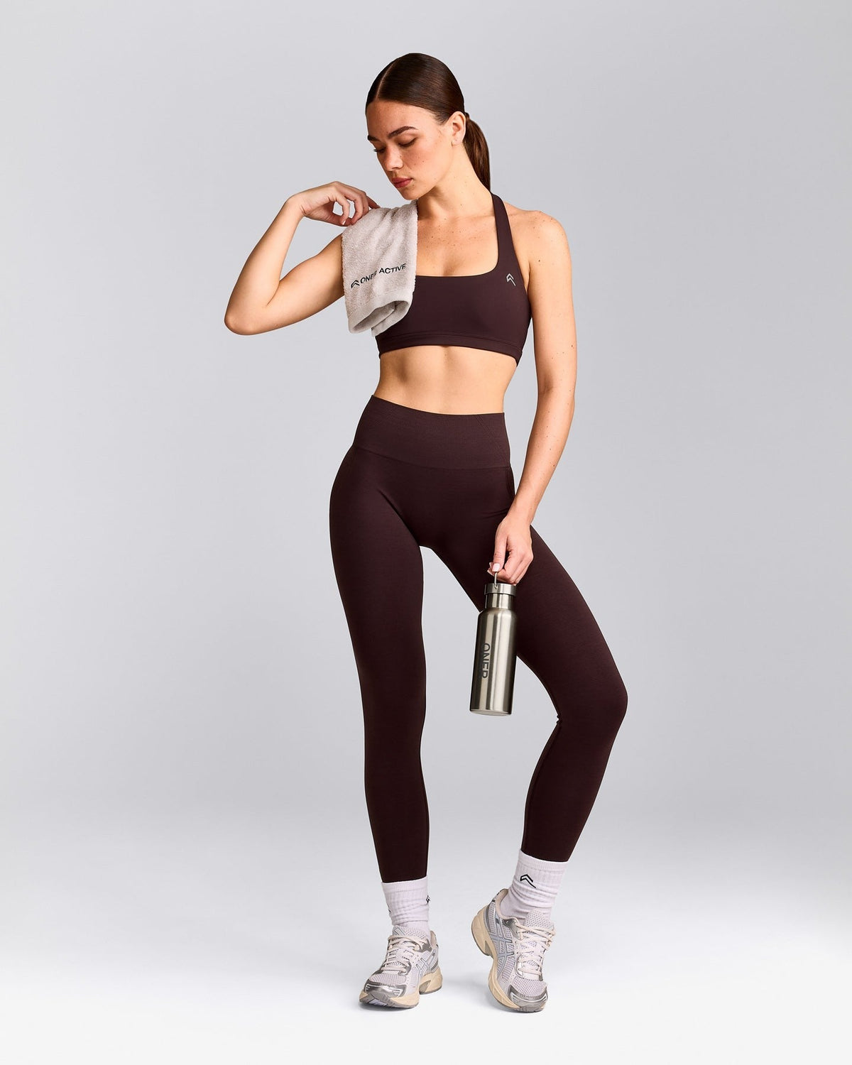 EasyLiftTM Halter Bralette | Plum Brown