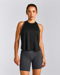 PrecisionMoveTM Drop Armhole Tank Top | Black