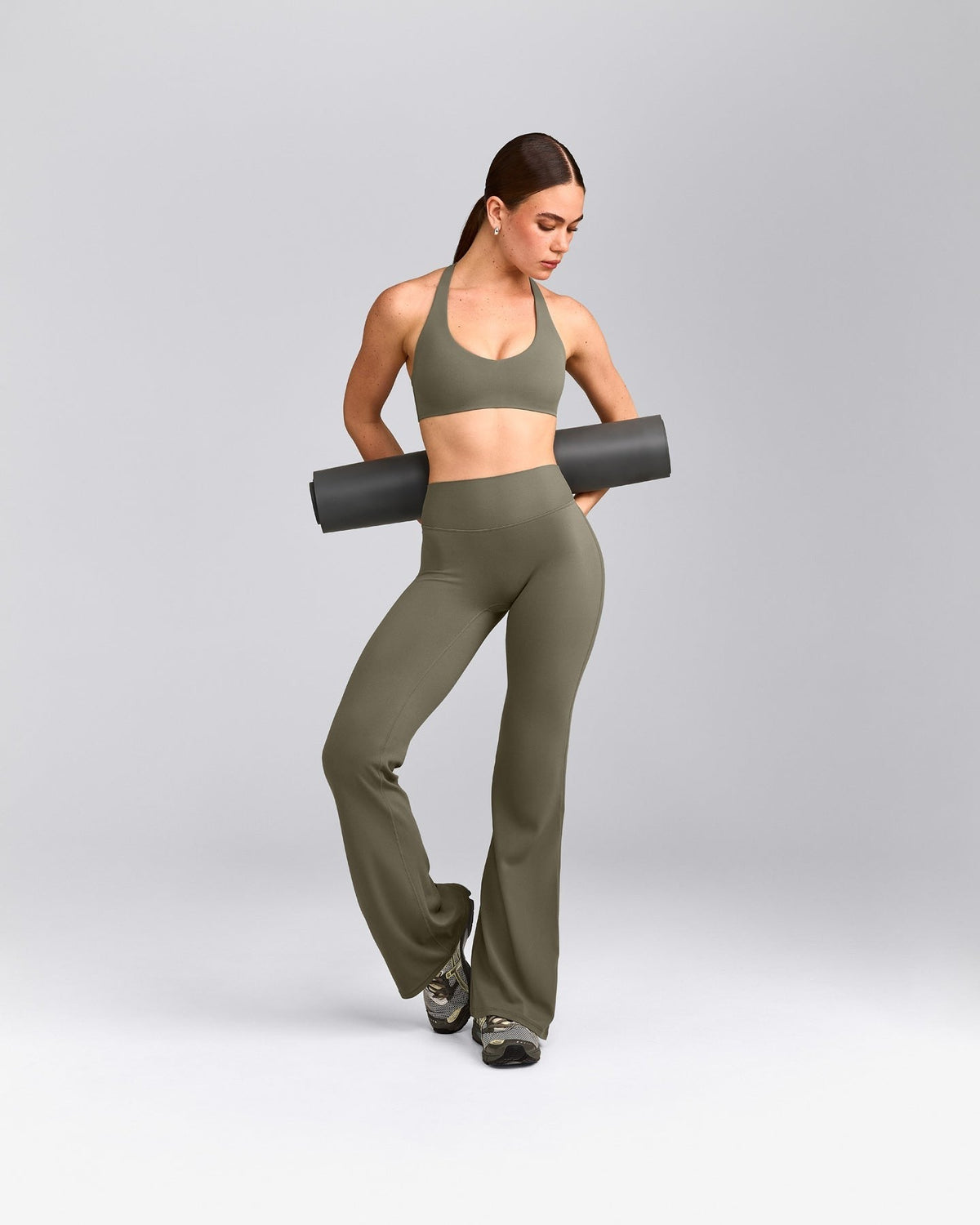 SoftMotionTM Flared Pants | Alpine Green