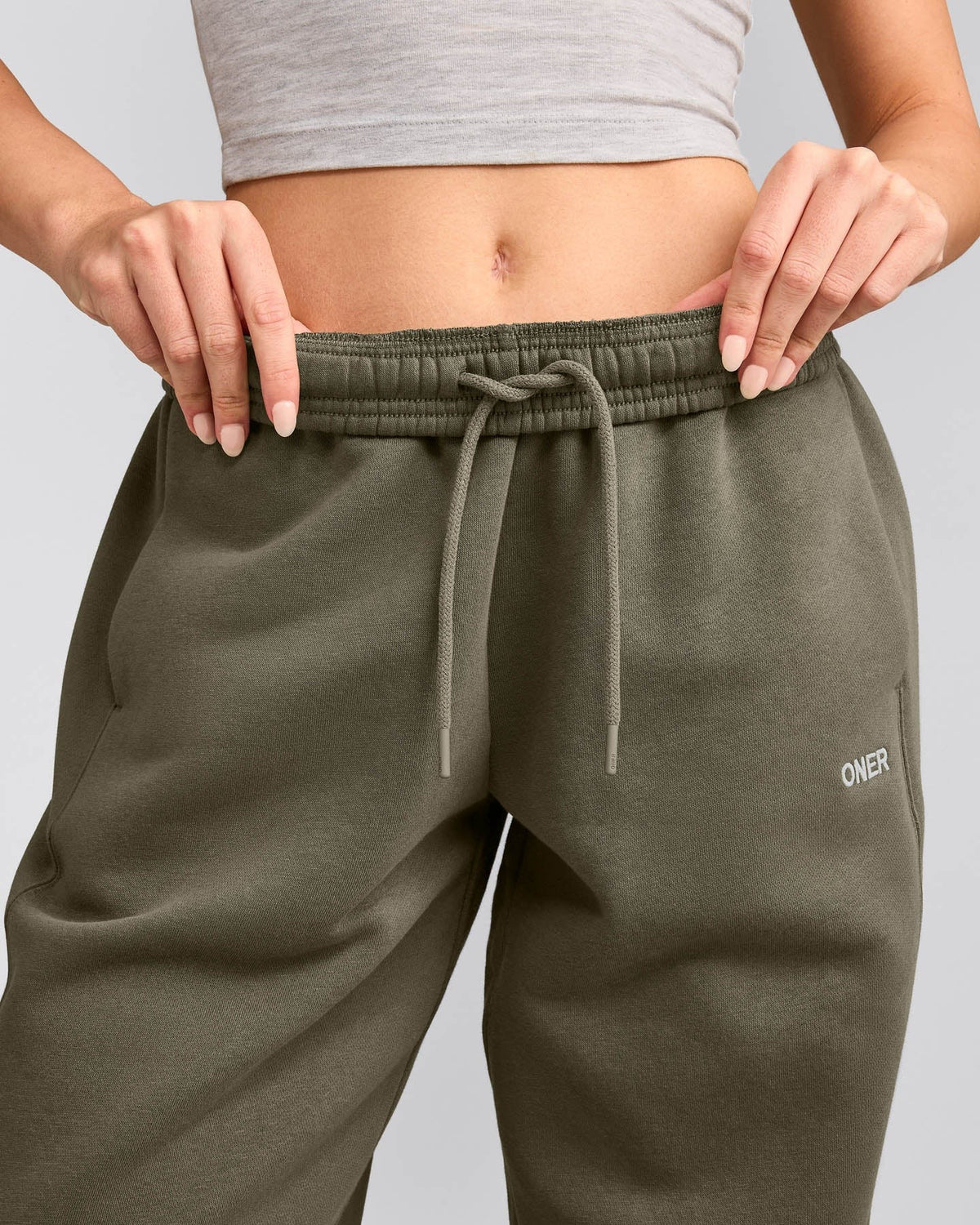 Foundations Cosy Straight Leg Sweatpants | Alpine Green