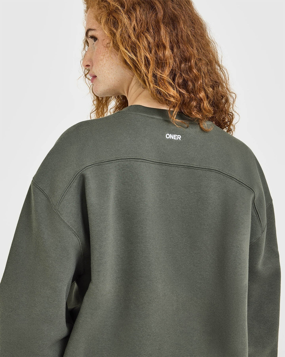 Foundations Crew Neck Sweatshirt | Dark Khaki