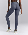 SoftMotionTM Wrap Leggings | Granite Blue