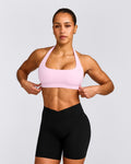 EasyLiftTM Halter Bralette | Chalk Pink