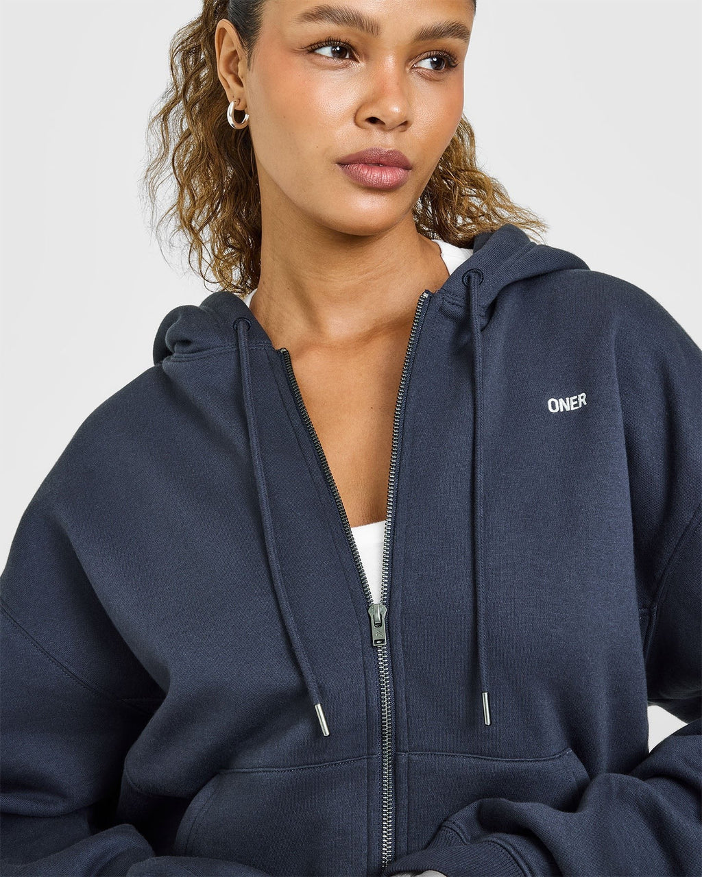 Foundations Zip Up Hoodie | True Blue