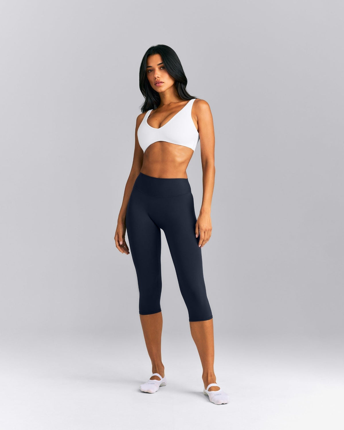 SoftMotionTM Scoop Back Bralette | White
