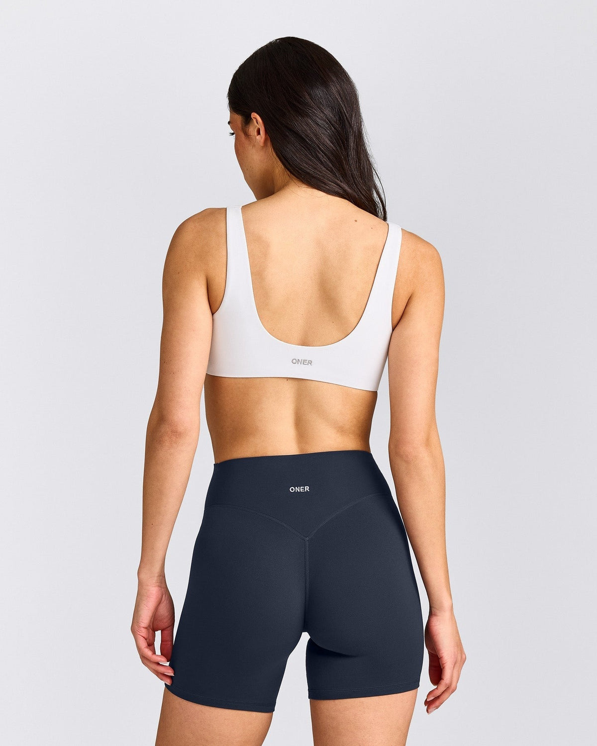 SoftMotionTM Scoop Back Bralette | White