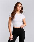 MellowTM Motion Crew Neck Mid Top | White
