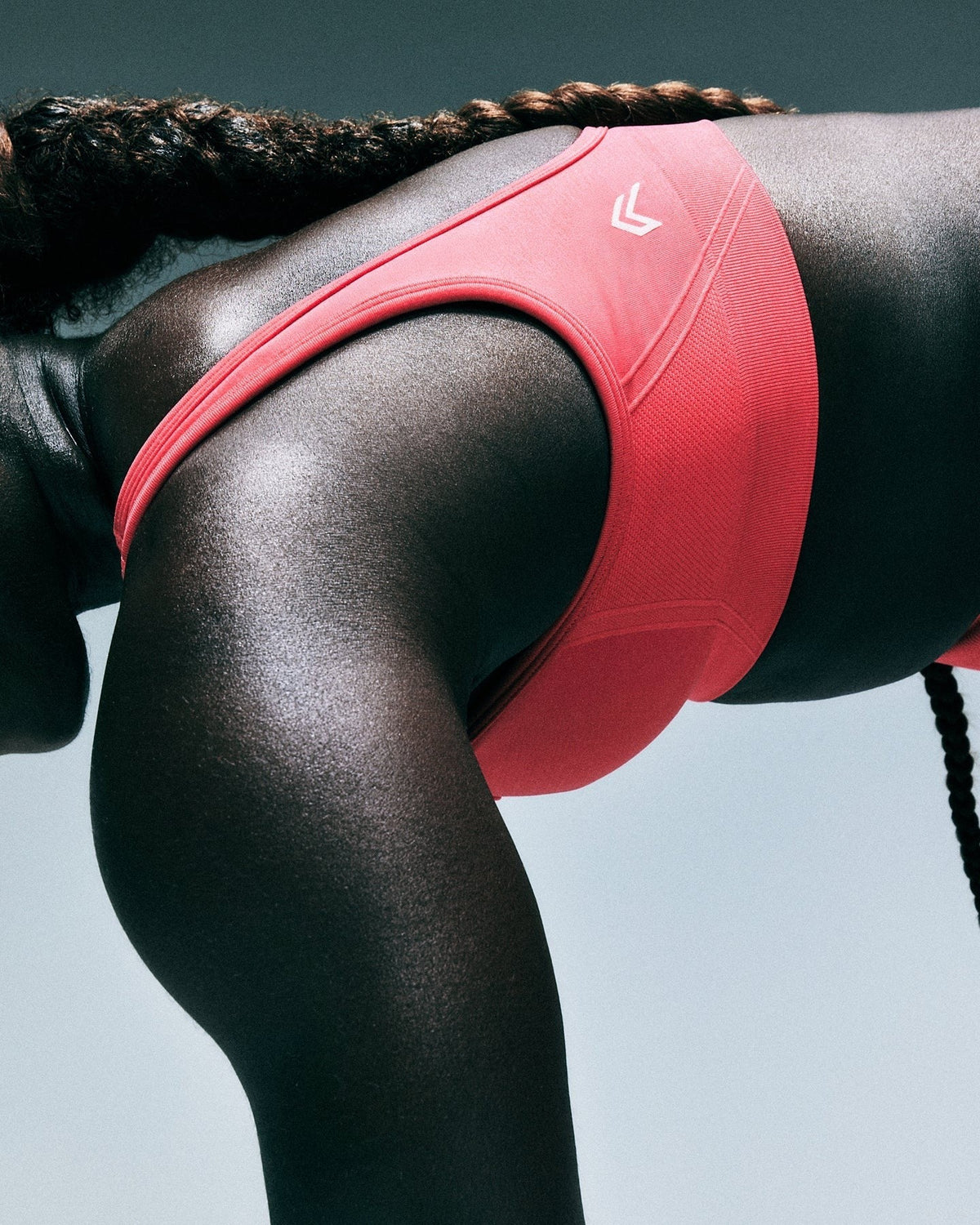 EffortlessLiftTM Square Neck Sports Bra | Charged Pink