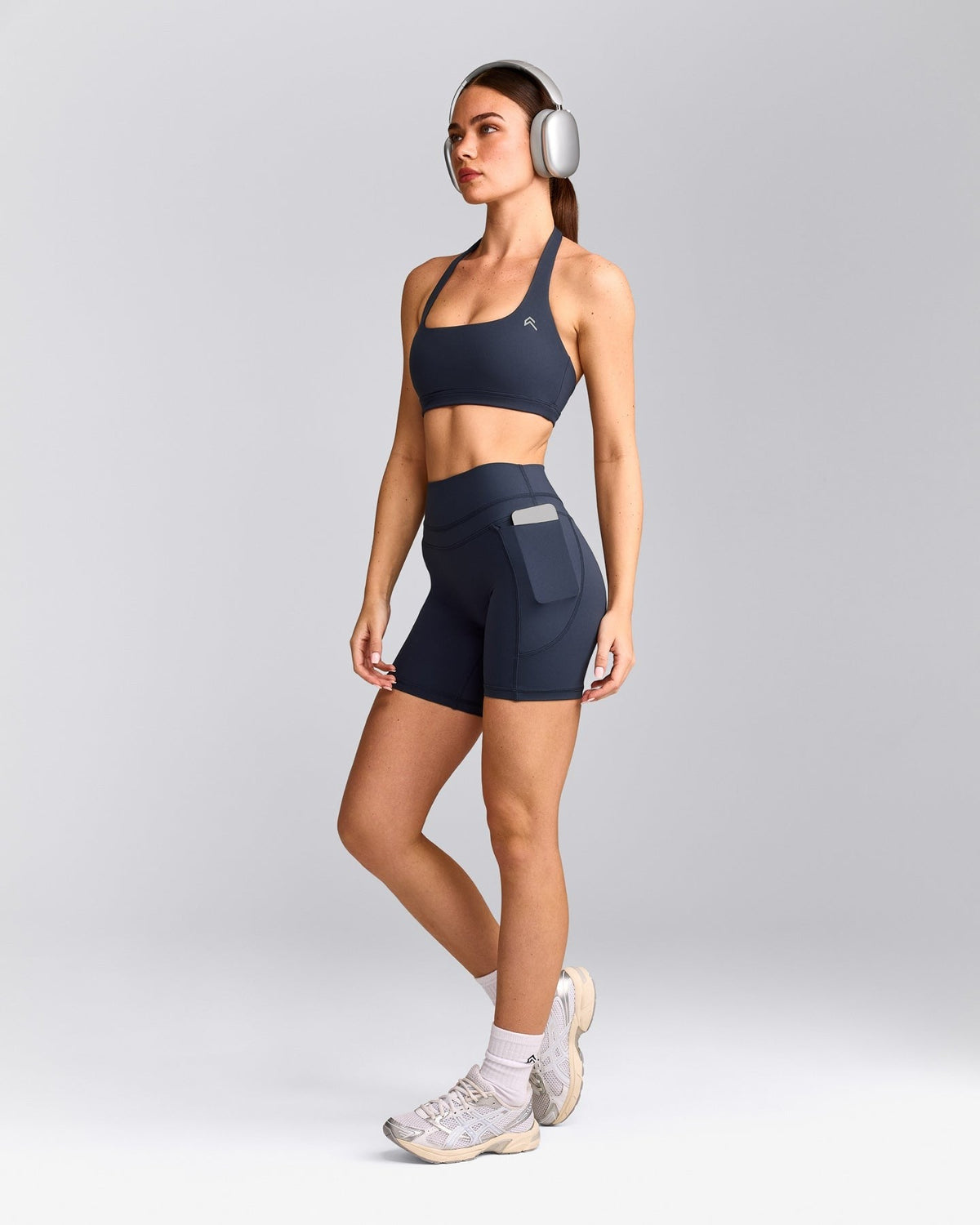 UnifiedMoveTM High Waisted Pocket Shorts 6" | True Blue