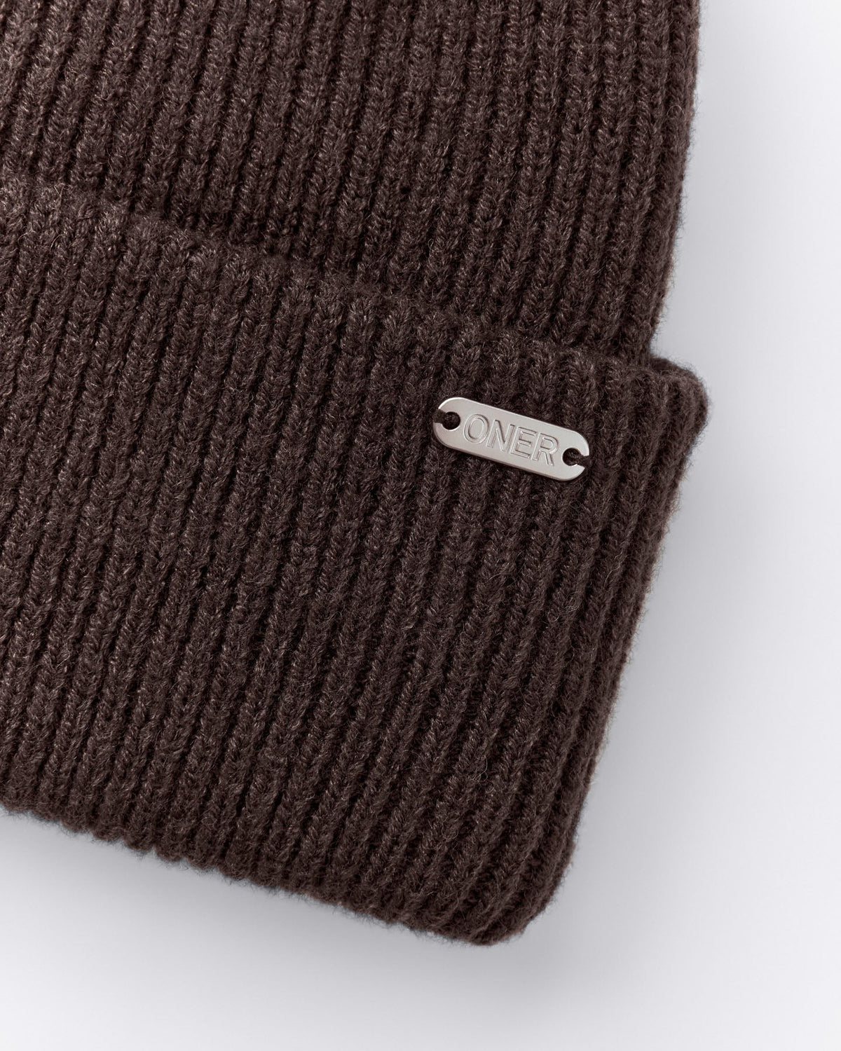 Wool Rib Knit Beanie | 70% Cocoa
