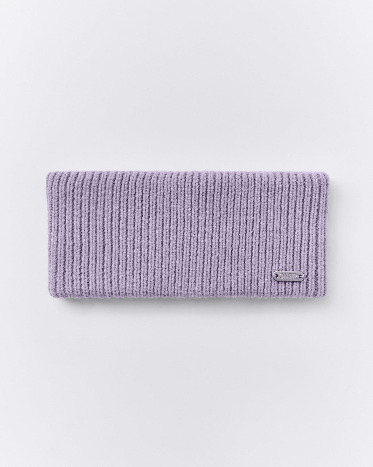 Wool Rib Knit Headband | Lavender Purple