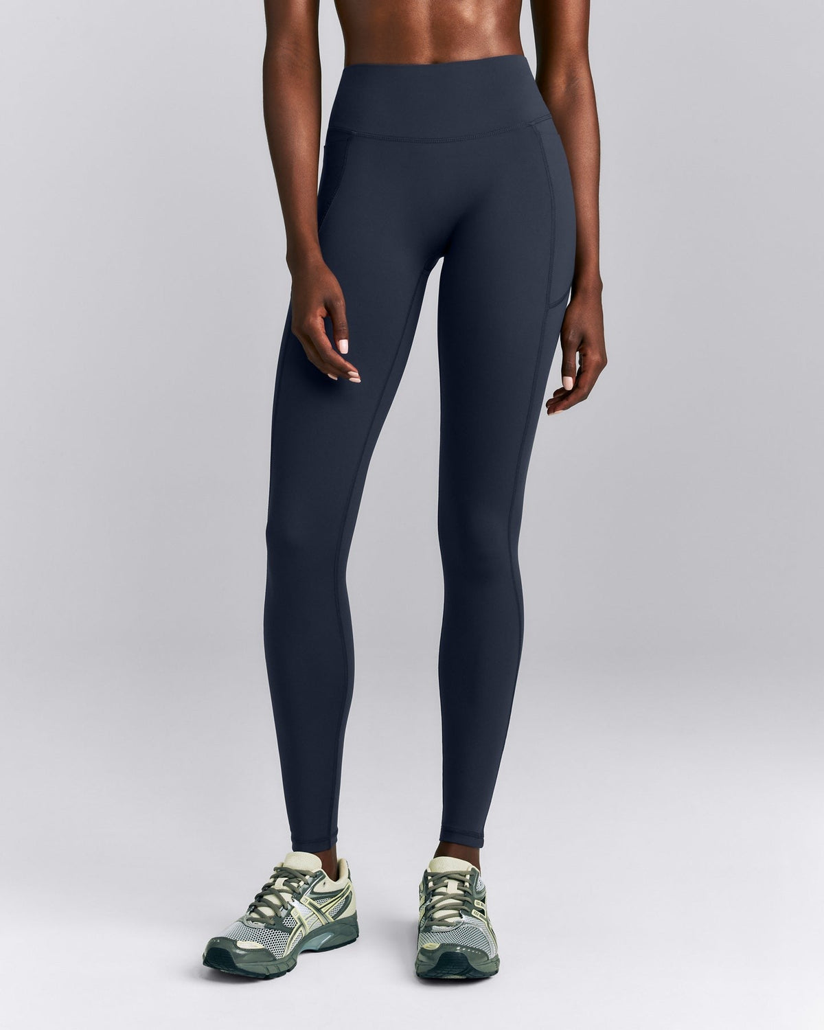 UnifiedMoveTM High Waisted Pocket Leggings with Bonding | True Blue