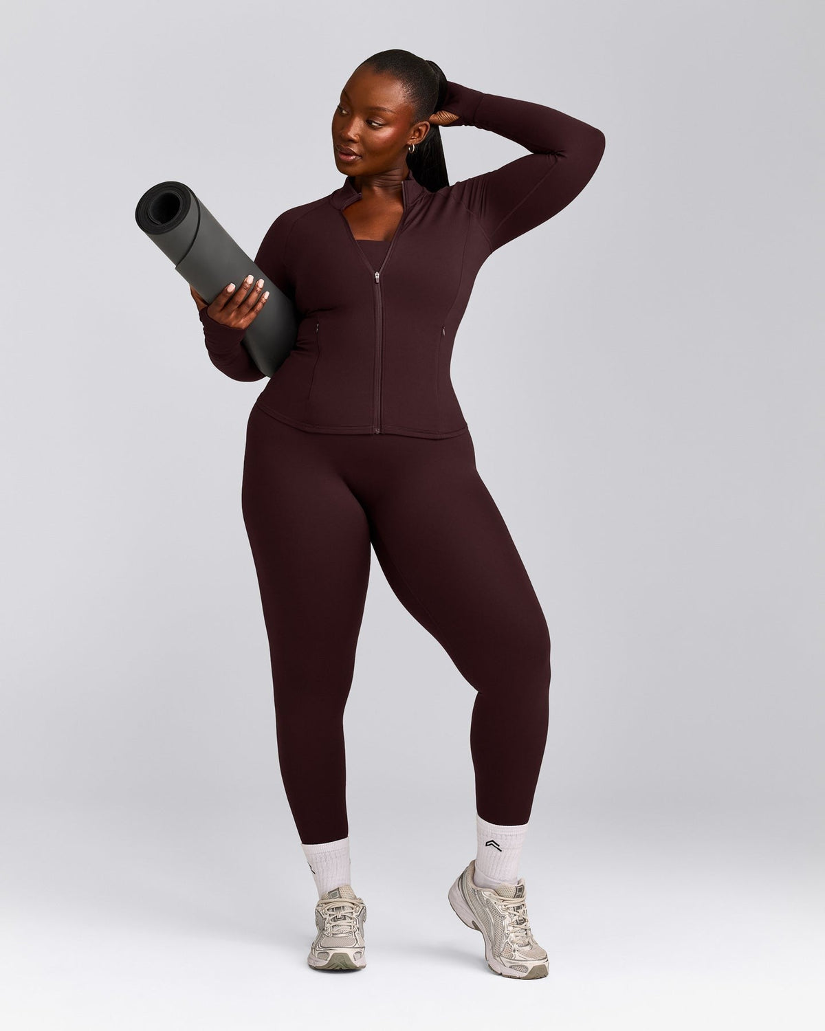 SoftMotionTM Jacket | Plum Brown