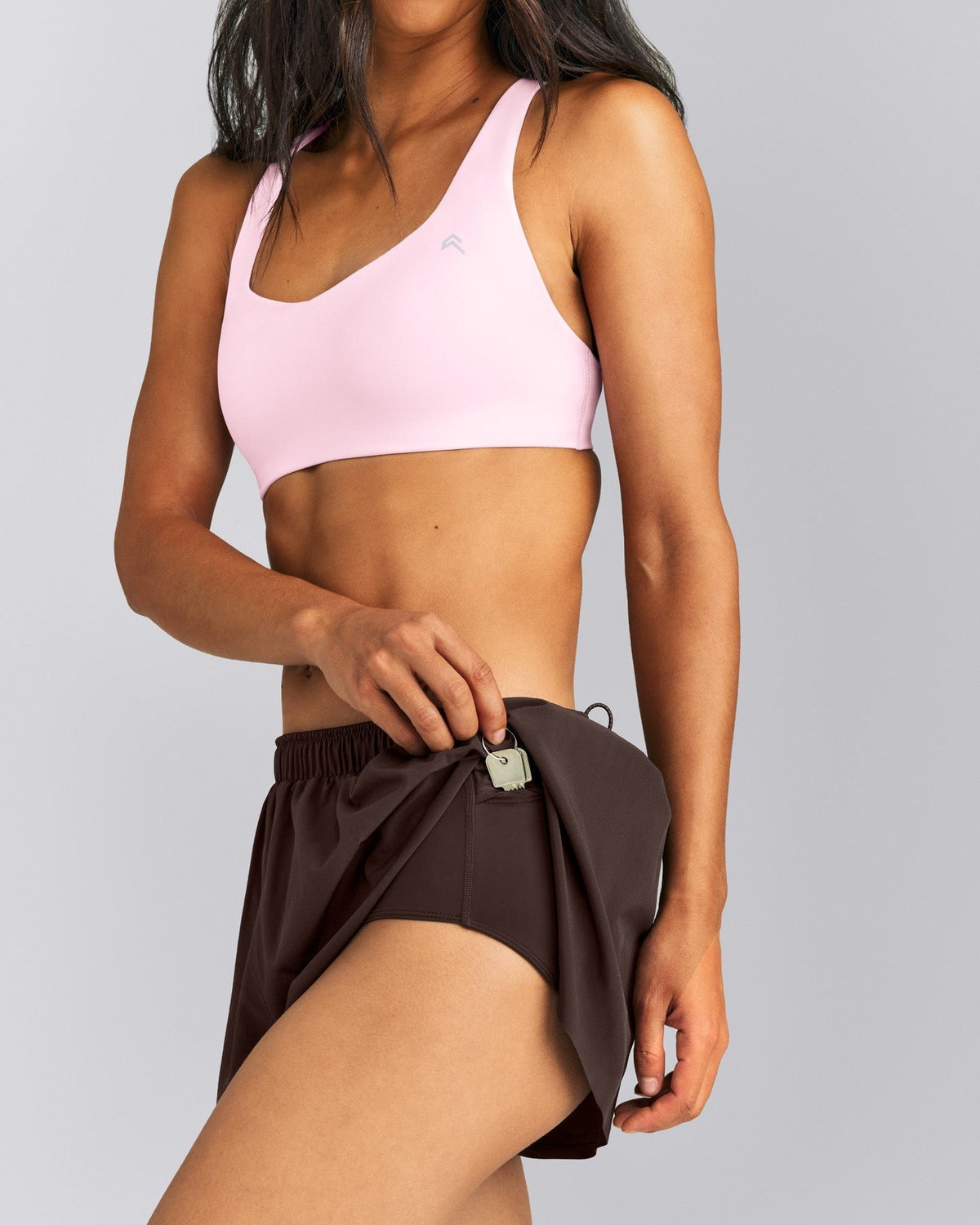 AirMoveTM Lined Pocket Shorts 2" | 70% Cocoa