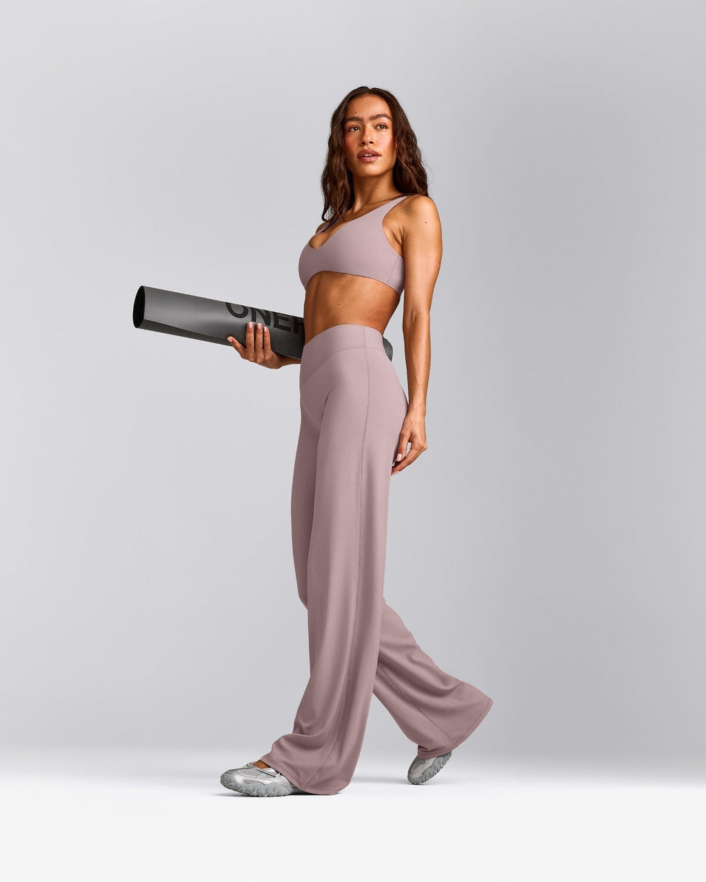 SoftMotionTM Straight Leg Pants | Dusty Purple