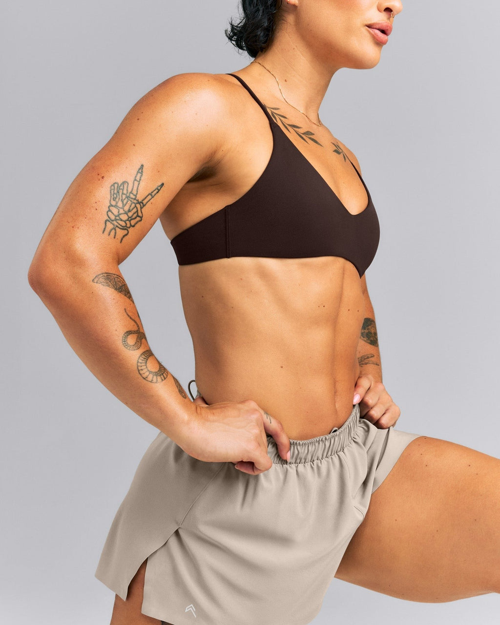 EasyLiftTM Ultra Minimal Bralette | Dark 70% Cocoa