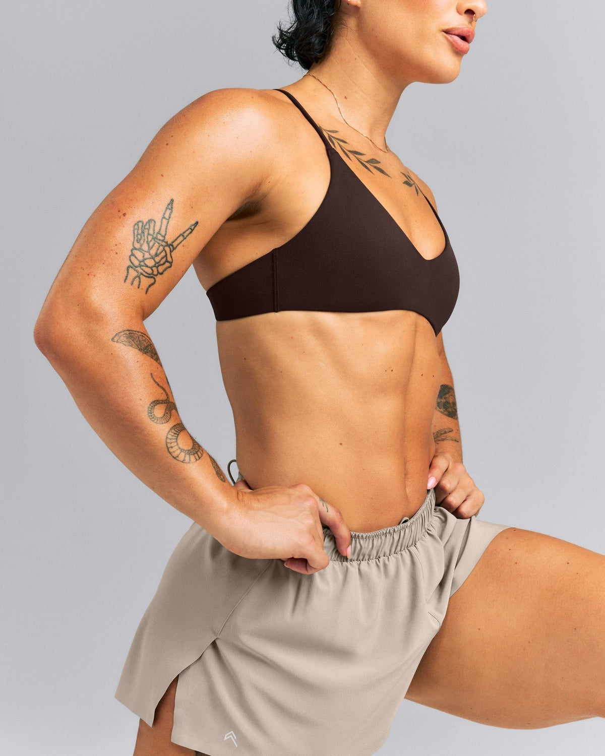EasyLiftTM Ultra Minimal Bralette | Dark 70% Cocoa