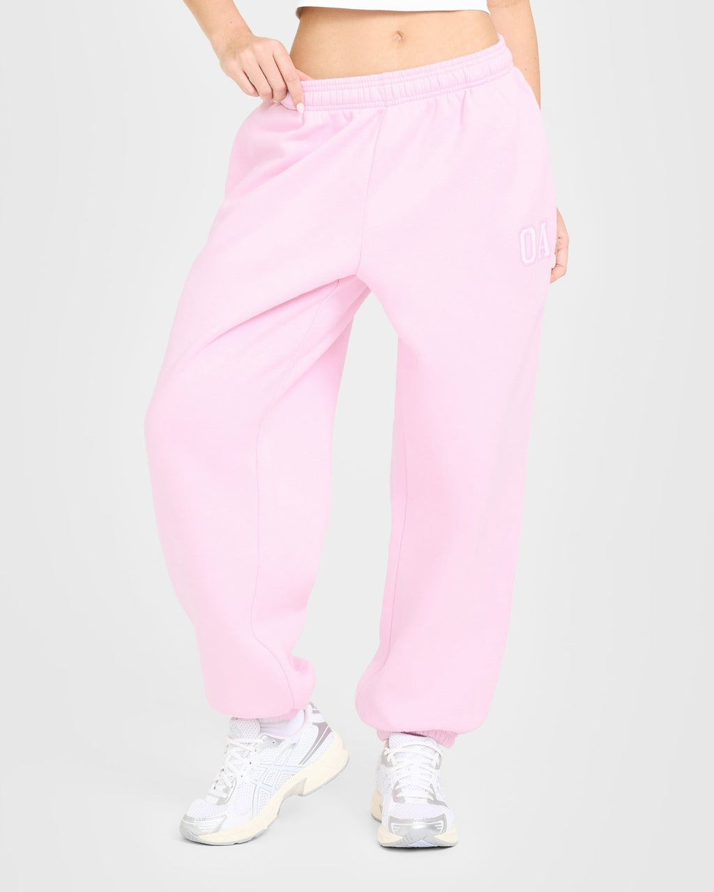 Foundations Oversized Oner Girlfriend Sweatpants | Chalk Pink