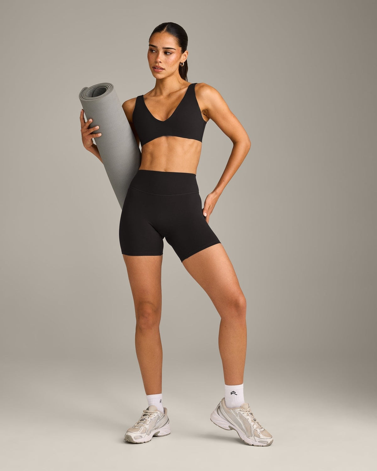 SoftMotionTM Scoop Back Bralette | Black
