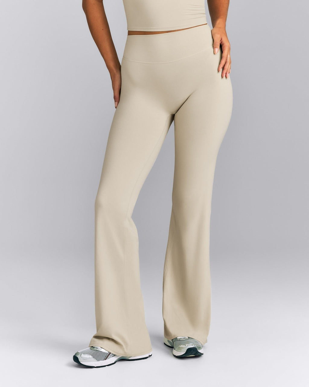 SoftMotionTM Flared Pants | Oatmeal