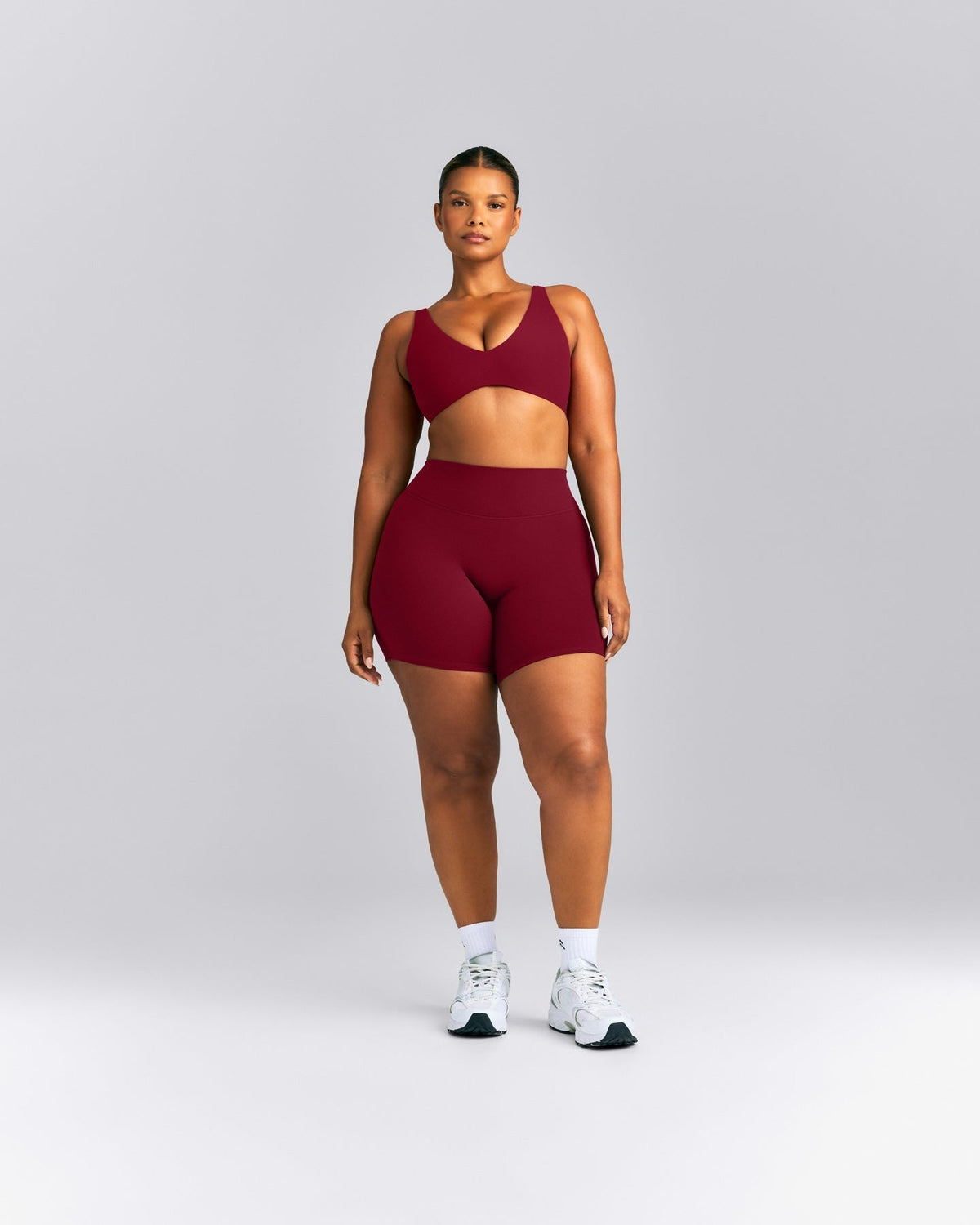 SoftMotionTM Scoop Back Bralette | Ruby Red