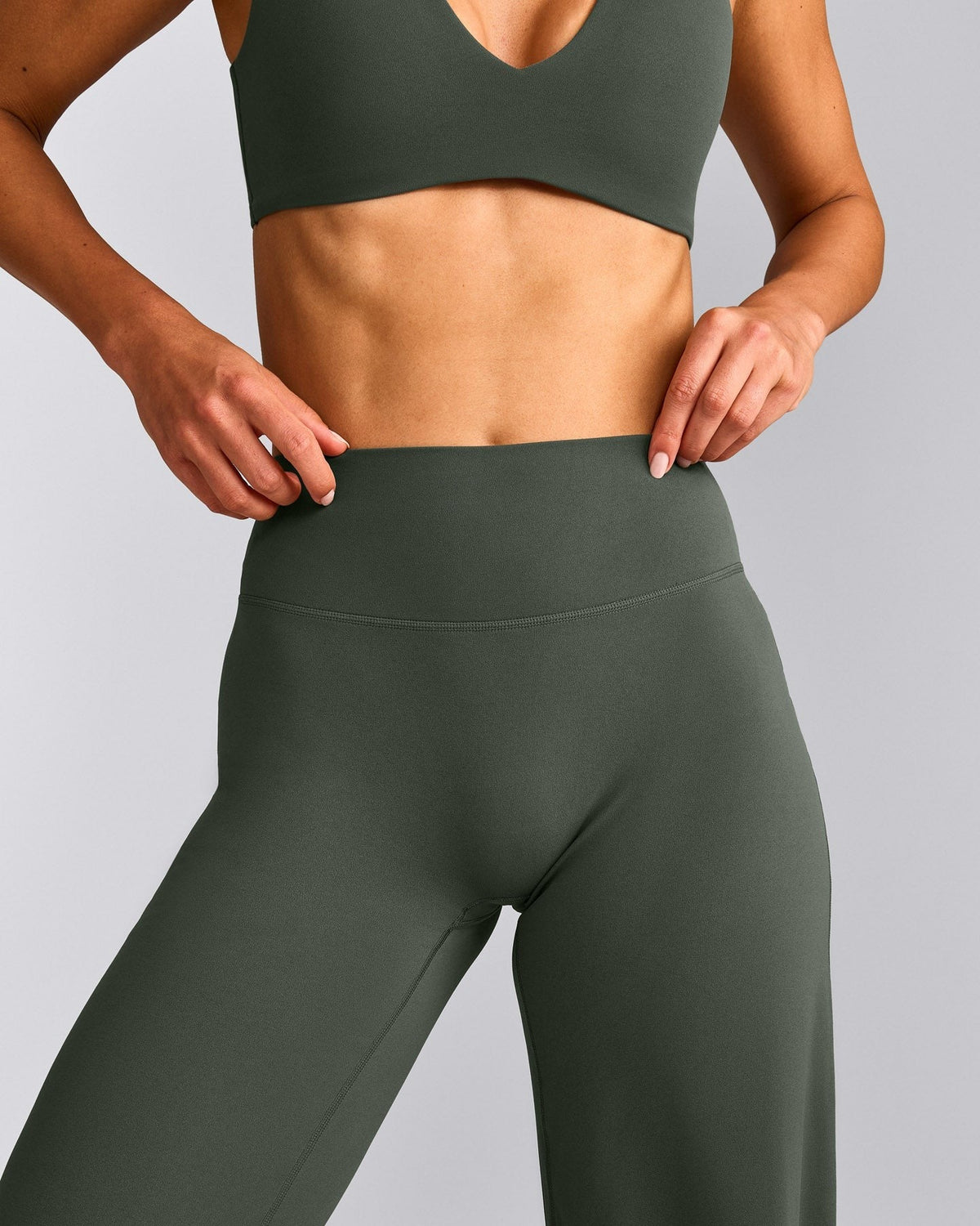 SoftMotionTM Straight Leg Pants | Dark Khaki