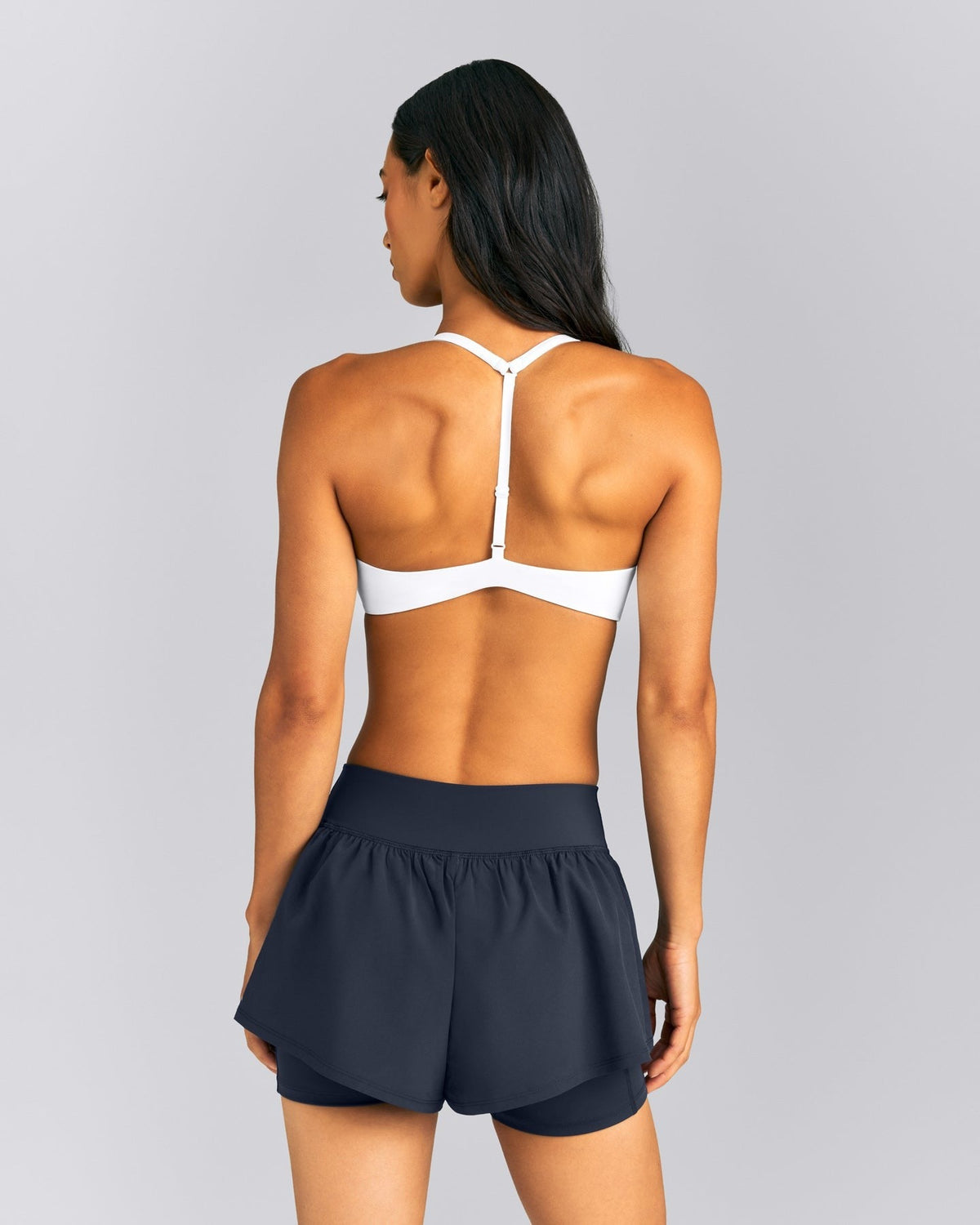 UnifiedMoveTM T Back Minimal Bralette | White