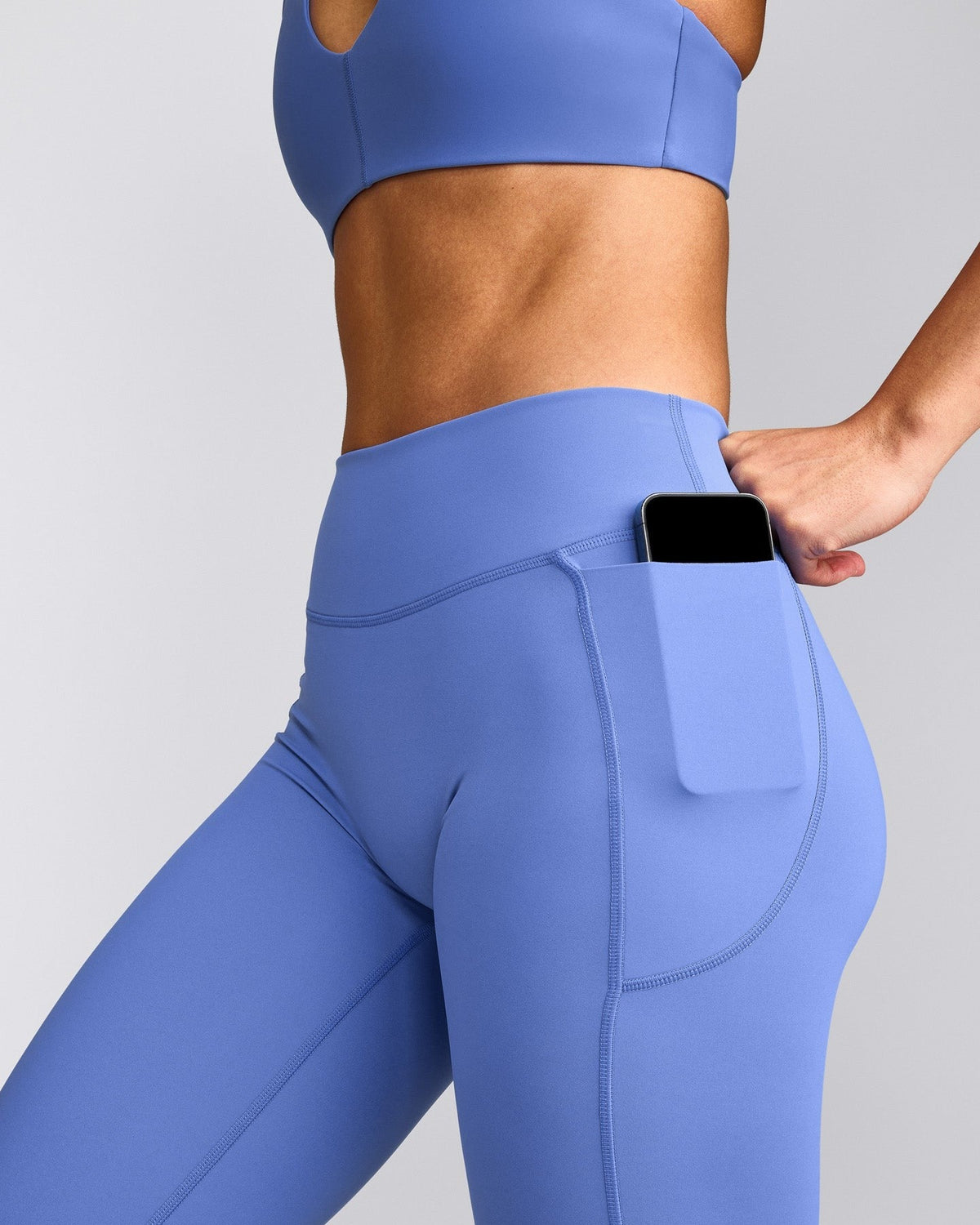 UnifiedMoveTM Pocket Leggings with Bonding | Glaucous Blue
