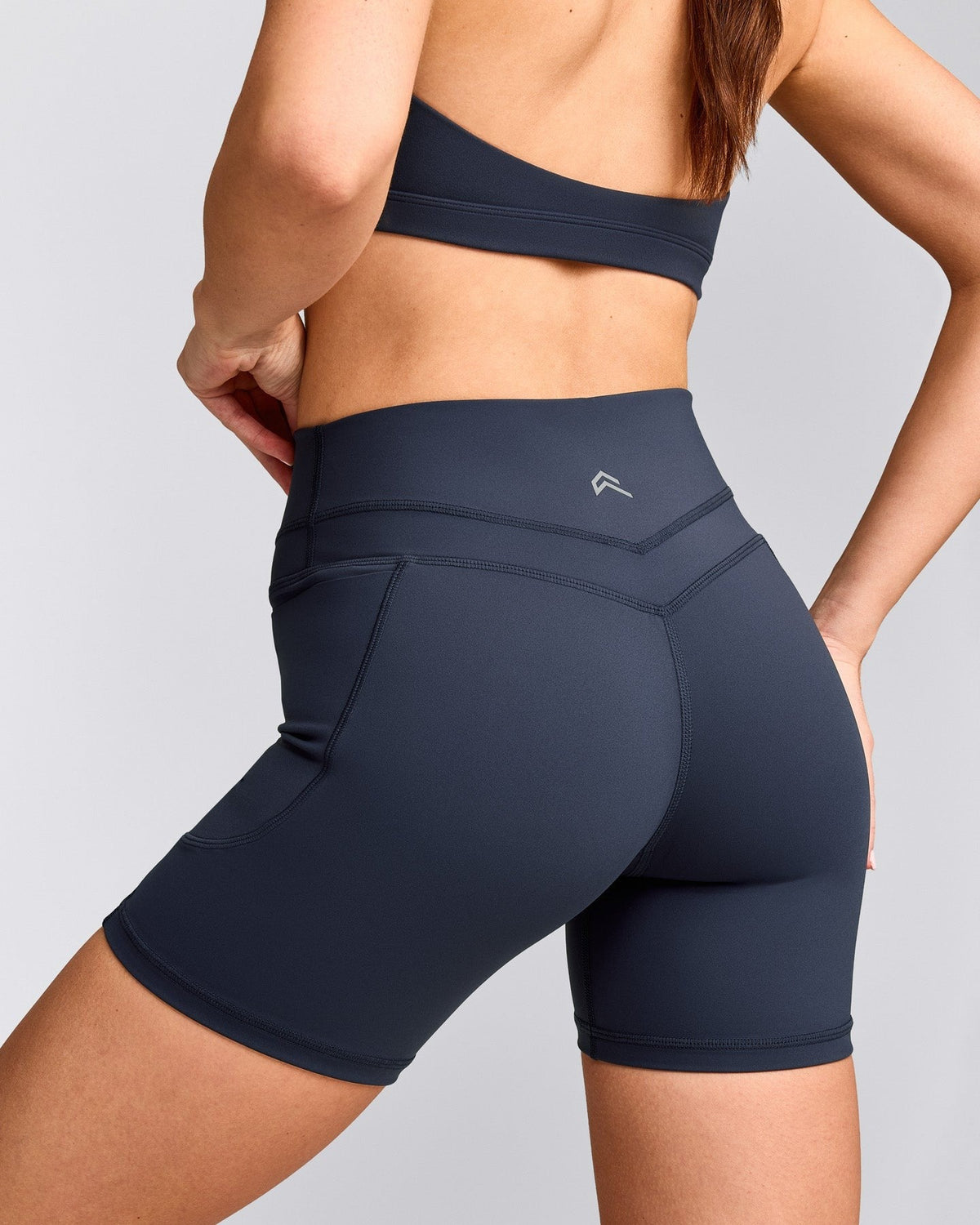 UnifiedMoveTM High Waisted Pocket Shorts 6" | True Blue