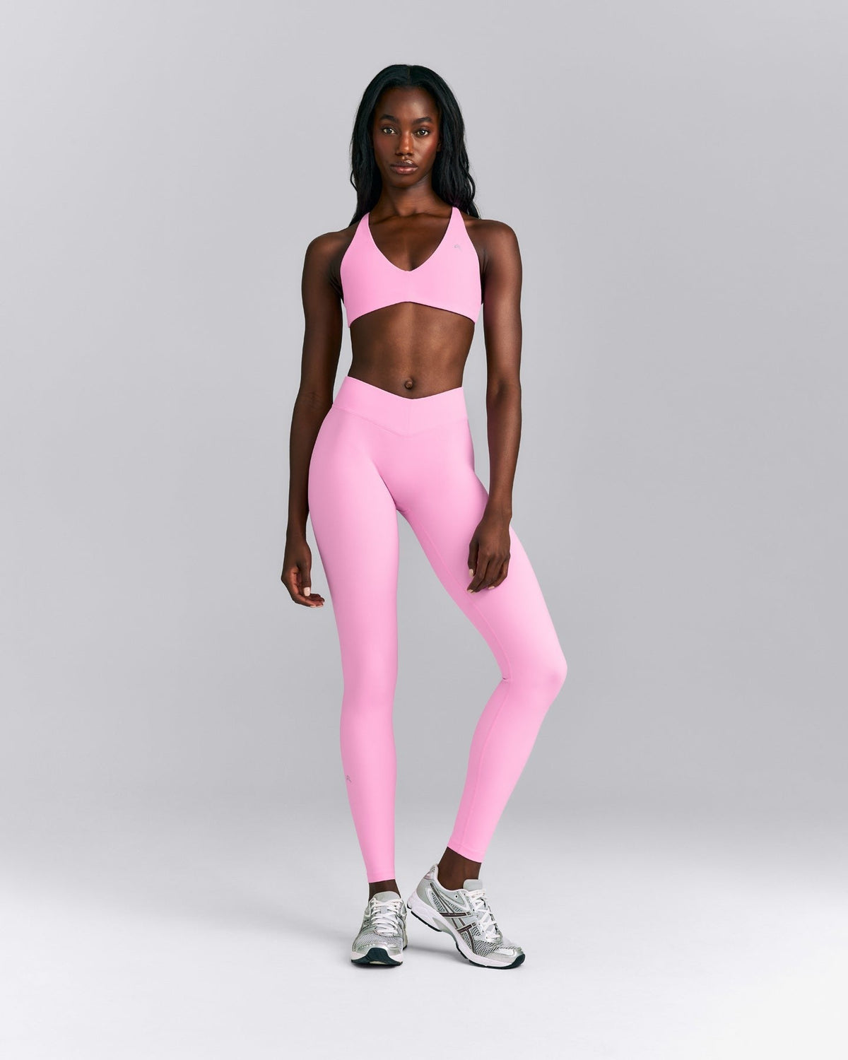 UnifiedMoveTM V Front Mid Rise Leggings | Power Pink
