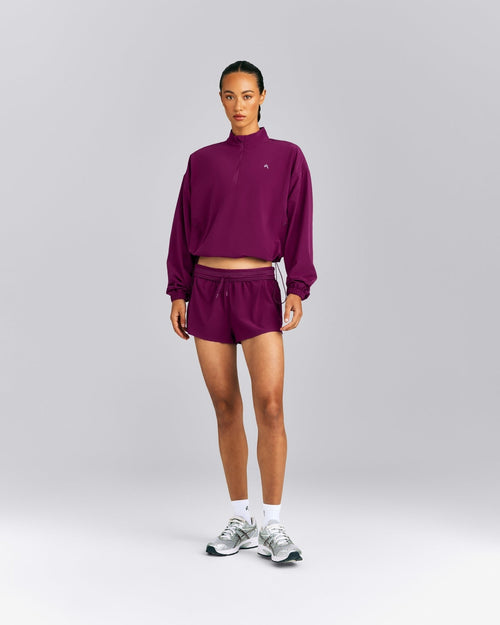 AirMoveTM 1/2 Zip Jacket with Bonding | Ripe Fig