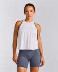 PrecisionMoveTM Drop Armhole Tank Top | White