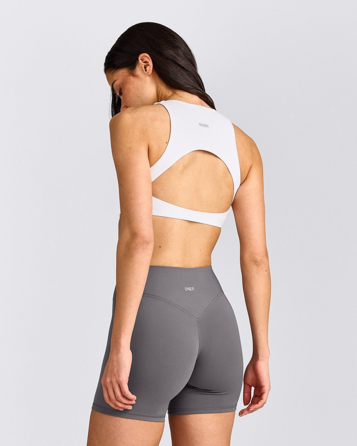 SoftMotionTM High Neck Sports Bra | White