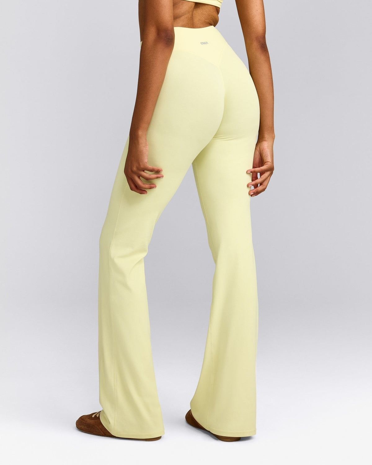 SoftMotionTM Flared Pants | Pastel Yellow