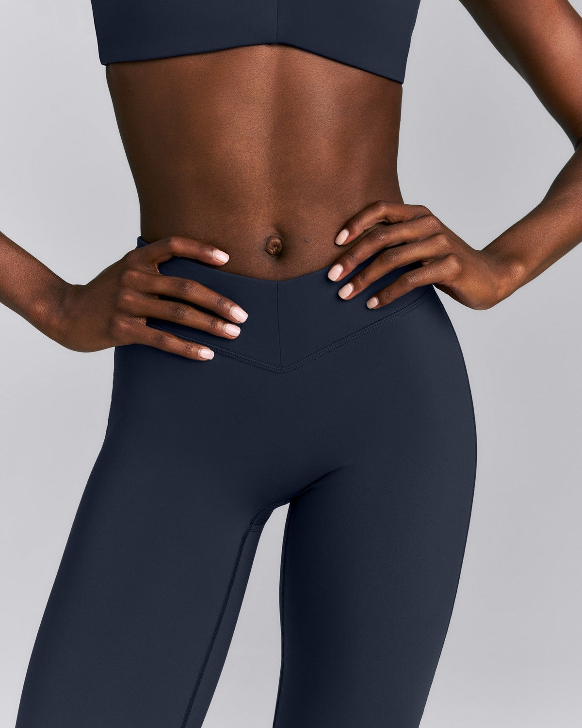 UnifiedMoveTM V Front Mid Rise Flared Pants | True Blue