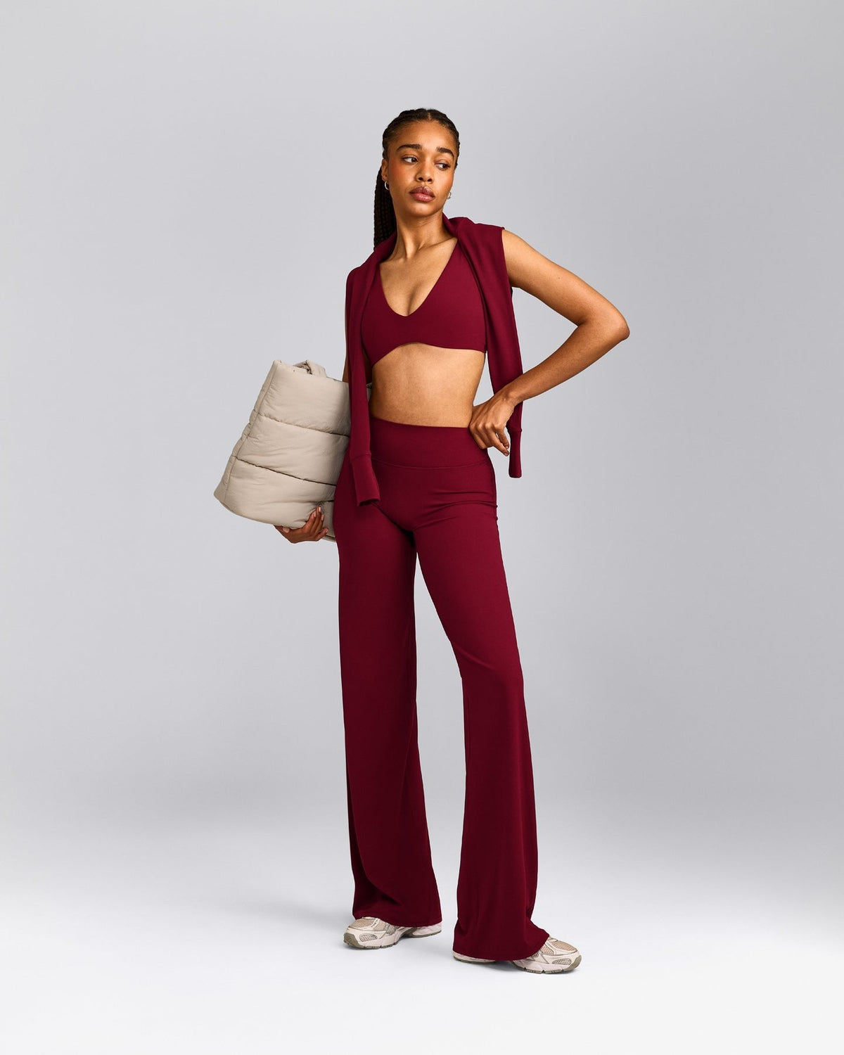 SoftMotionTM Straight Leg Pants | Ruby Red