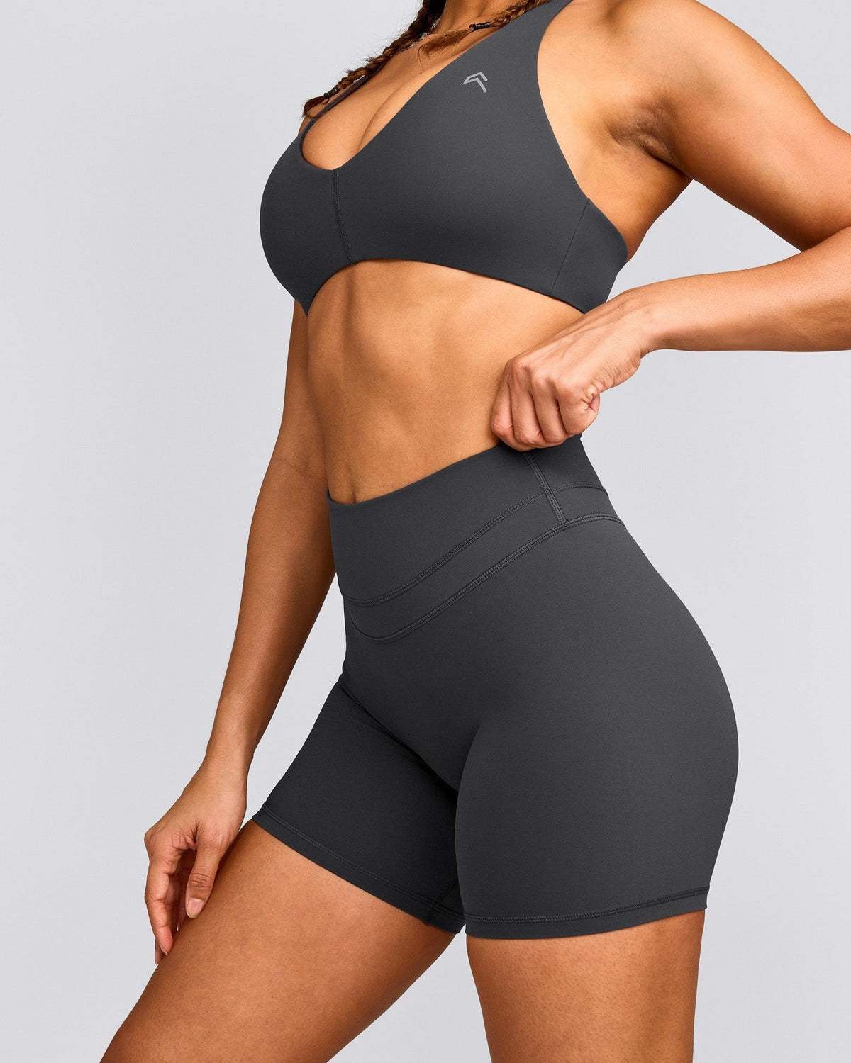 UnifiedMoveTM High Waisted Shorts 6" | Coal
