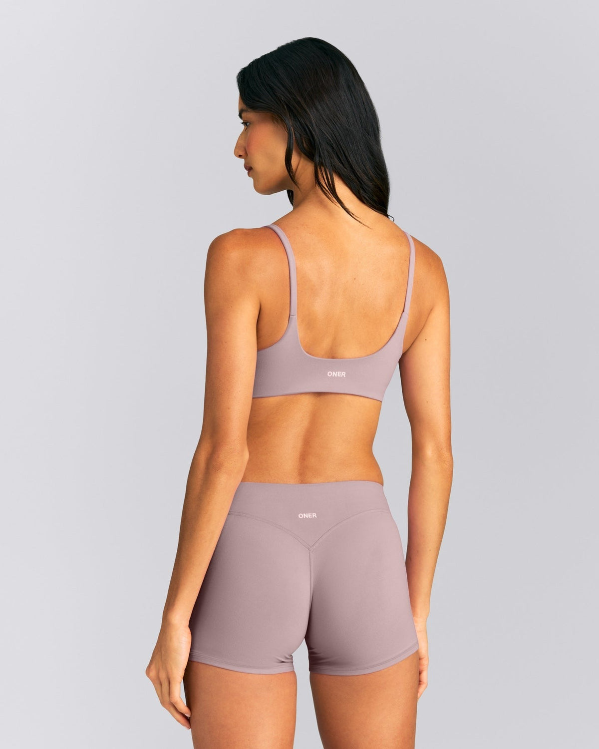 SoftMotionTM Strappy Sports Bra | Dusty Purple