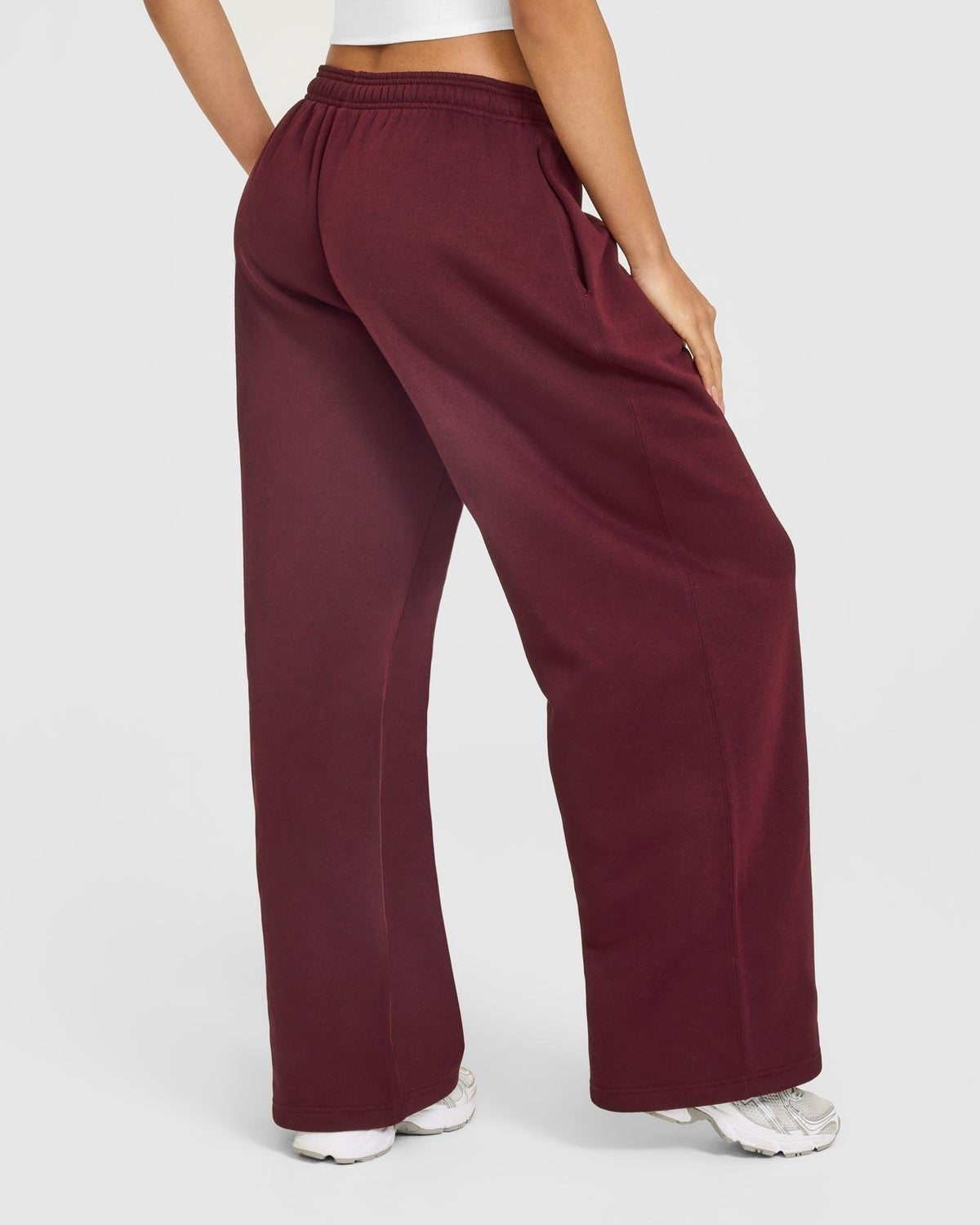 Foundations Oversized Oner Girlfriend Straight Leg Sweatpants | Rosewood