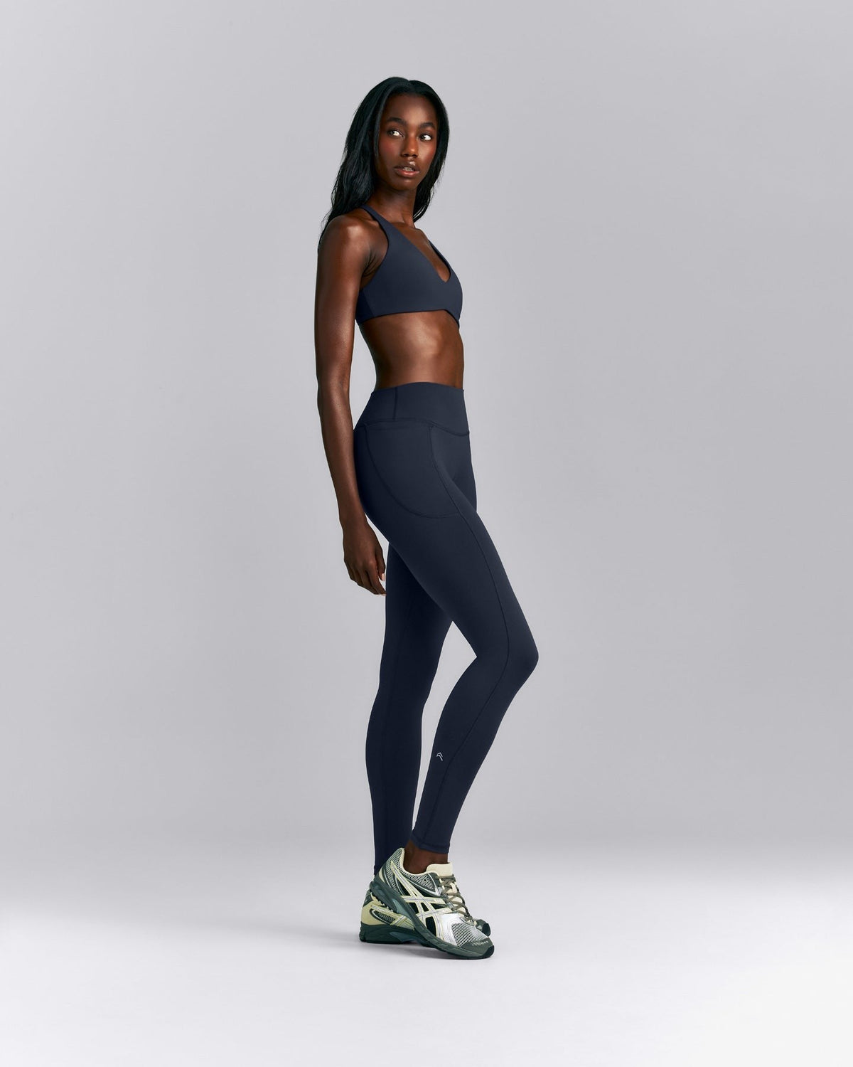 UnifiedMoveTM High Waisted Pocket Leggings with Bonding | True Blue