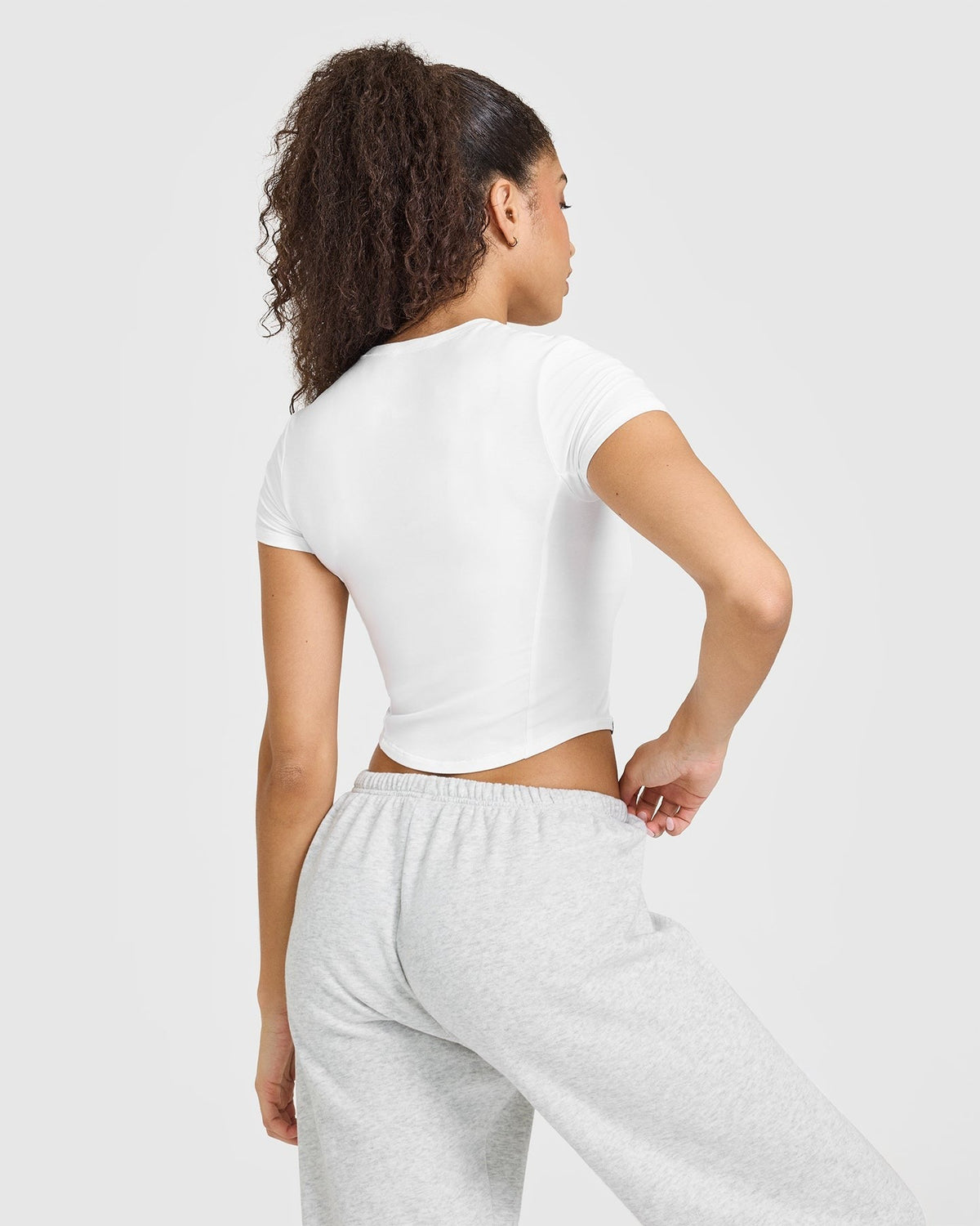 MellowTM Soft Mid Short Sleeve Tee | White