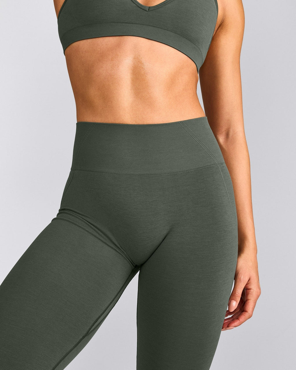 EffortlessLiftTM Seamless Leggings | Dark Khaki