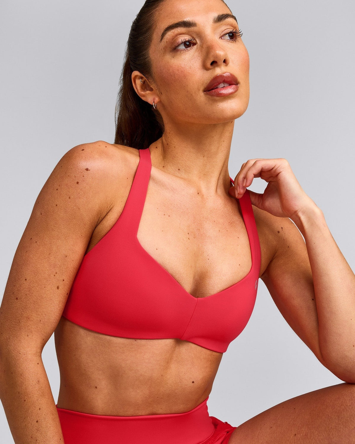 UnifiedMoveTM T Back Minimal Bralette | Charged Pink