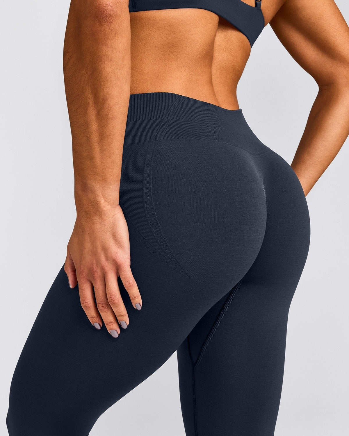 EffortlessLiftTM Seamless Mid Rise Leggings | True Blue