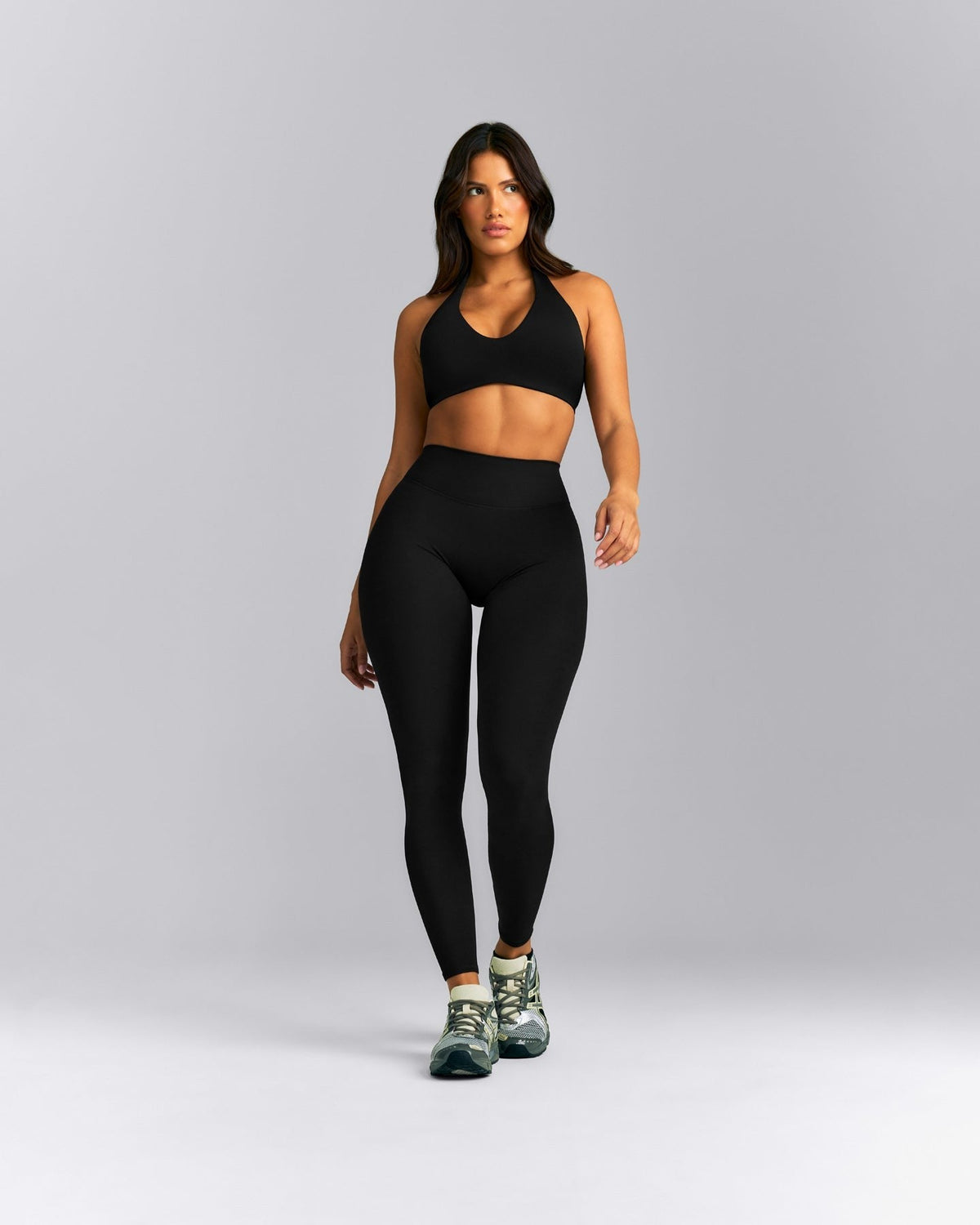 SoftMotionTM High Waisted Leggings | Black