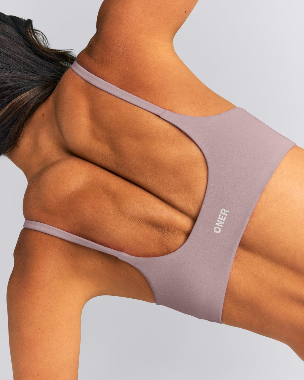 SoftMotionTM Strappy Sports Bra | Dusty Purple